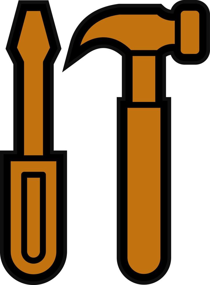 conception d'icônes vectorielles d'outils vecteur