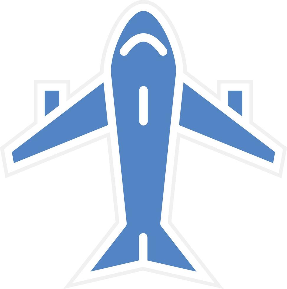 conception d'icône de vecteur d'avion