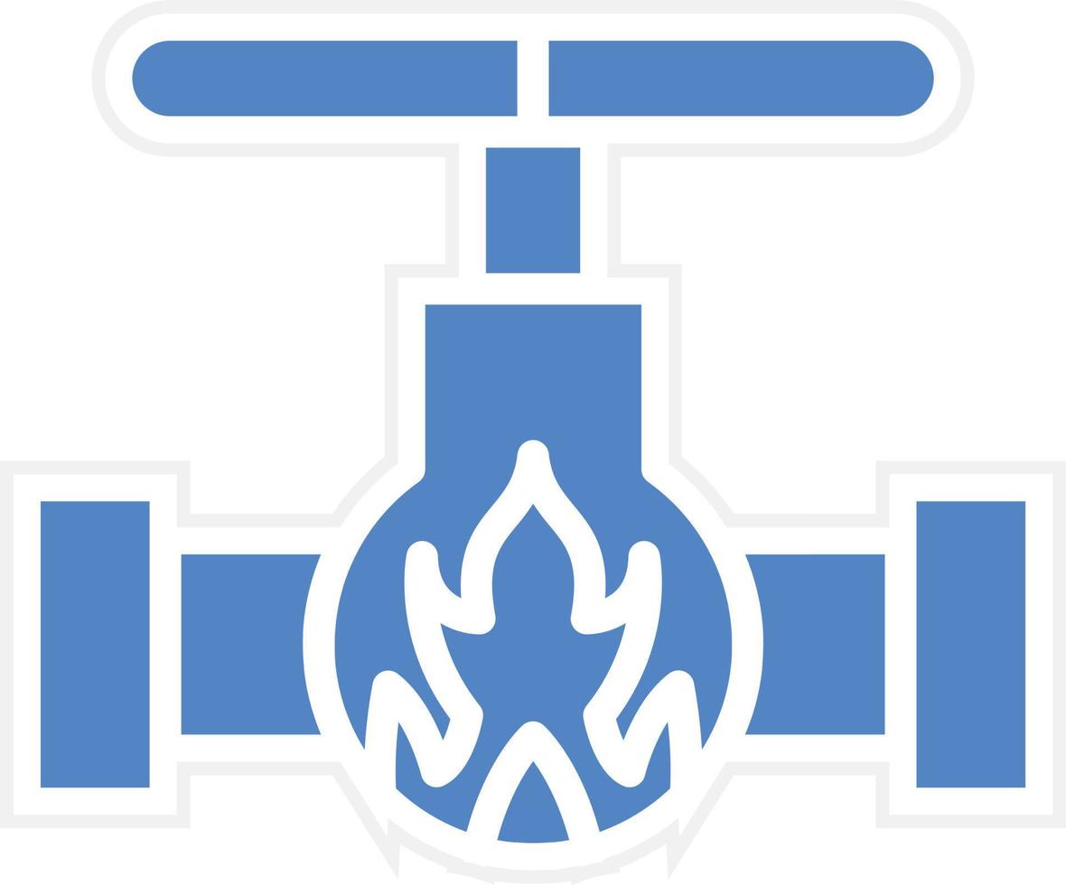 conception d'icône de vecteur de gaz