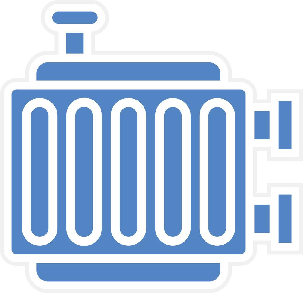 conception d'icône de vecteur de radiateur