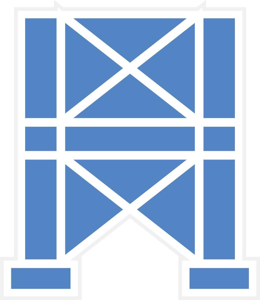 conception d'icône vectorielle d'échafaudage vecteur