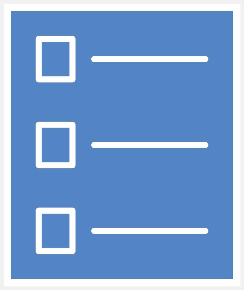 conception d'icône de vecteur de liste de contrôle