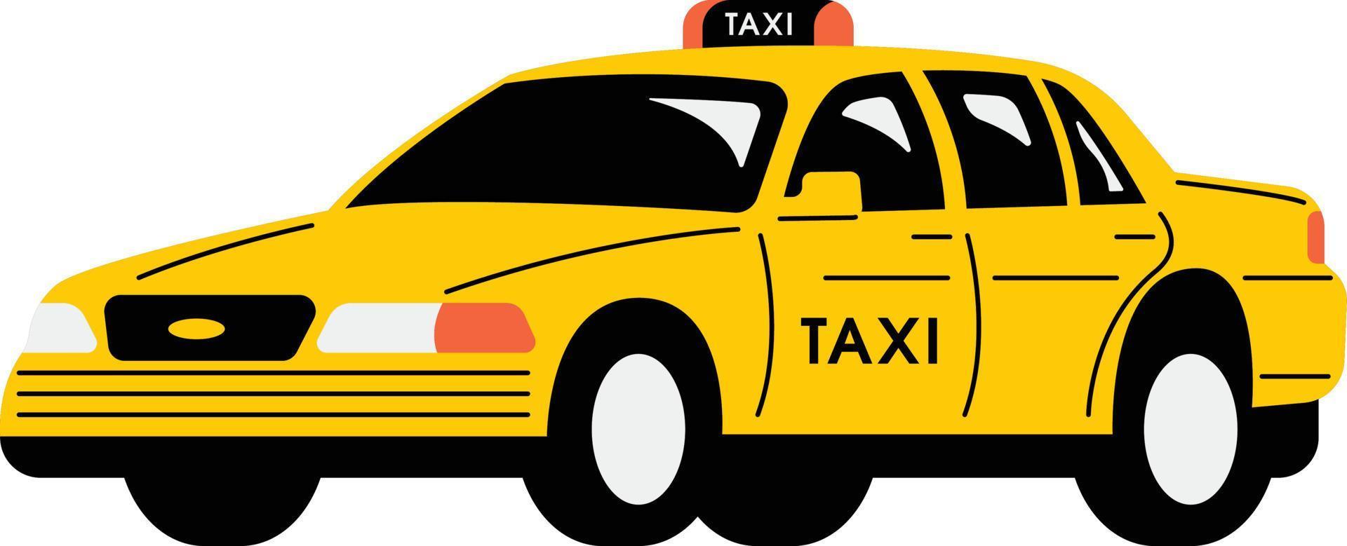 Taxi voiture icône. plat illustration de Taxi voiture vecteur icône pour la toile conception