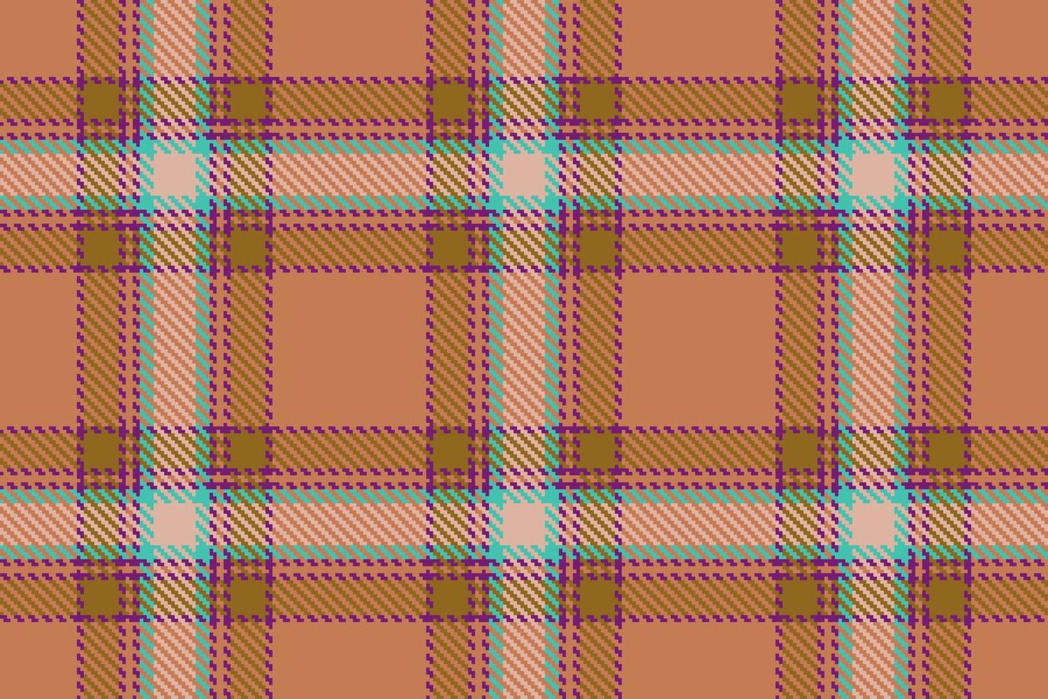 plaid tartan texture. sans couture en tissu vecteur. vérifier Contexte modèle textile. vecteur