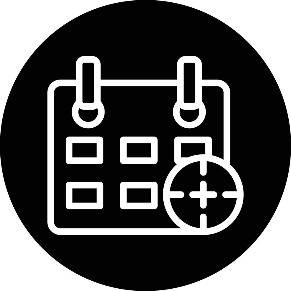 ajouter la conception d'icône de vecteur d'événement