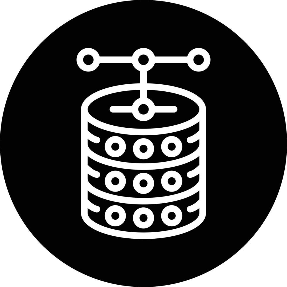 conception d'icône de vecteur de base de données