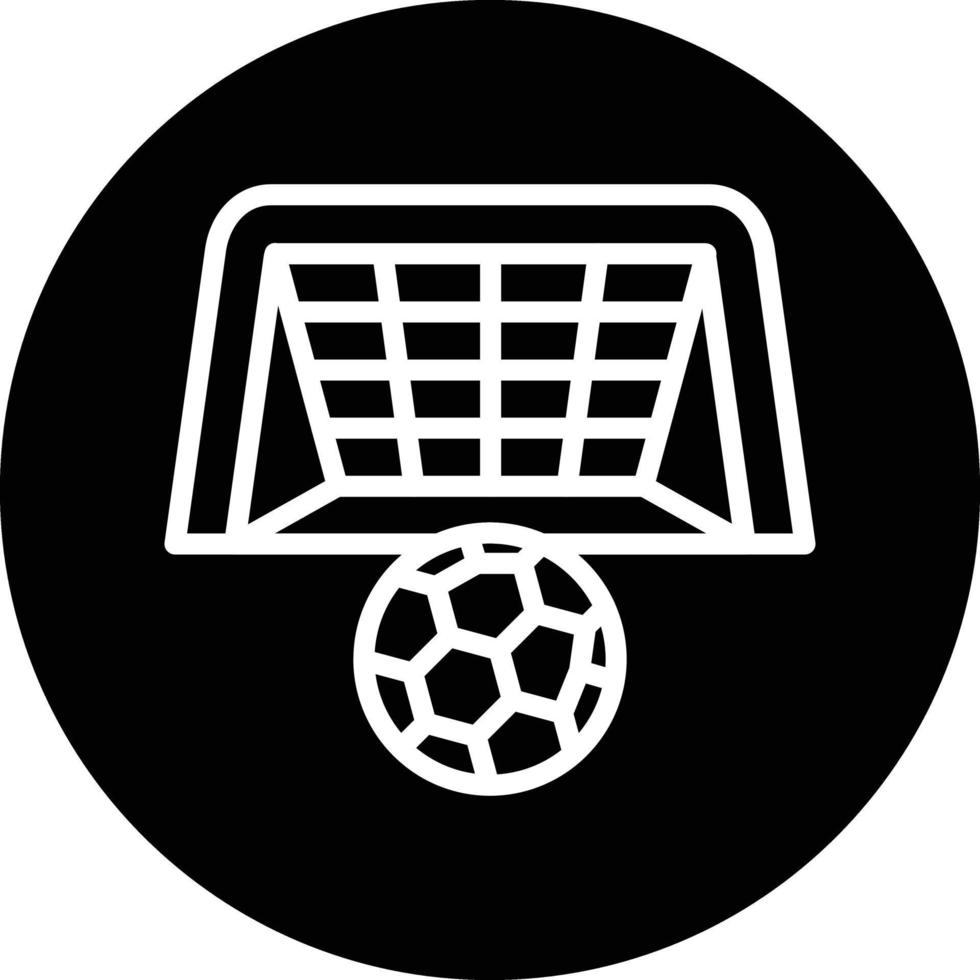 Football objectif vecteur icône conception