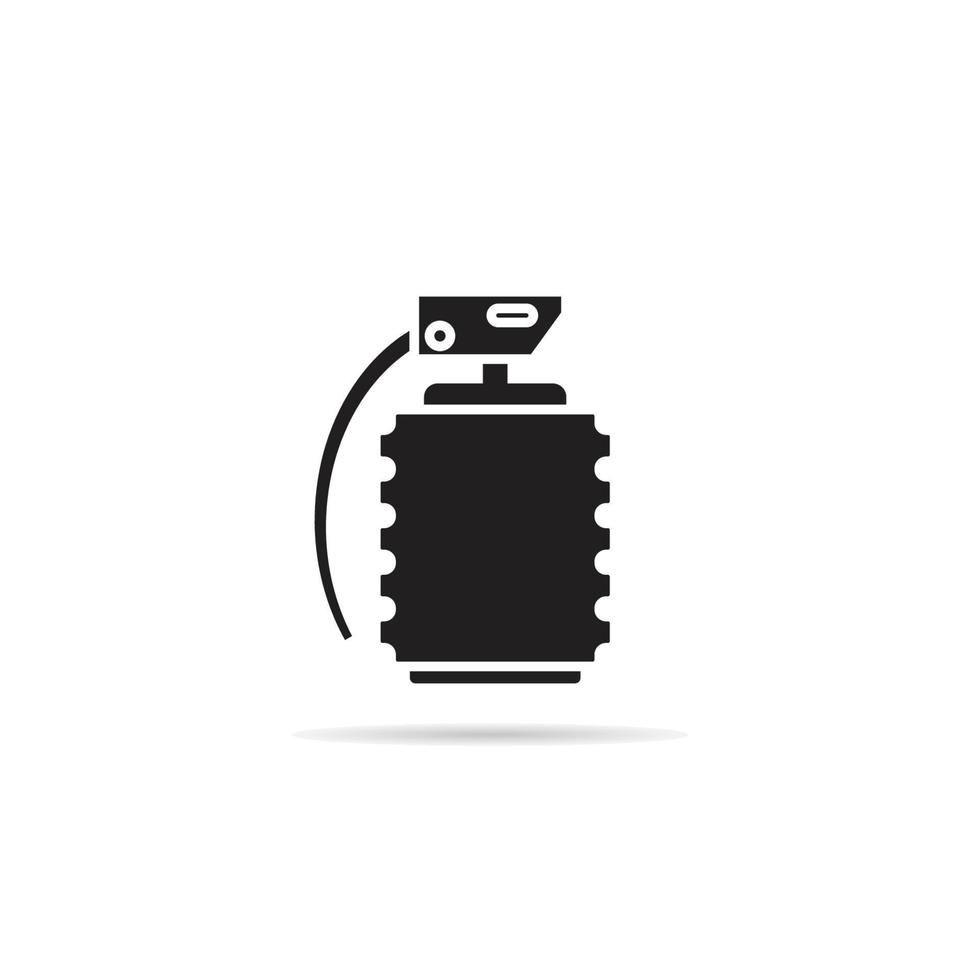 grenade icône vecteur illustration