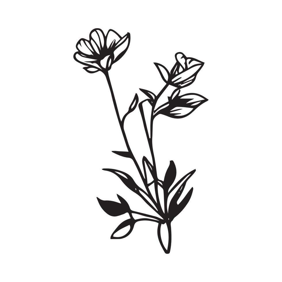 illustration vectorielle fleur vecteur