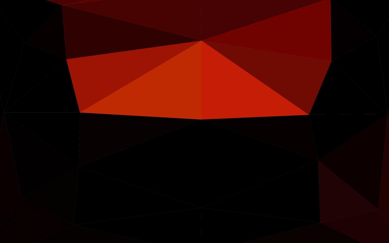 motif de mosaïque abstraite de vecteur rouge foncé.