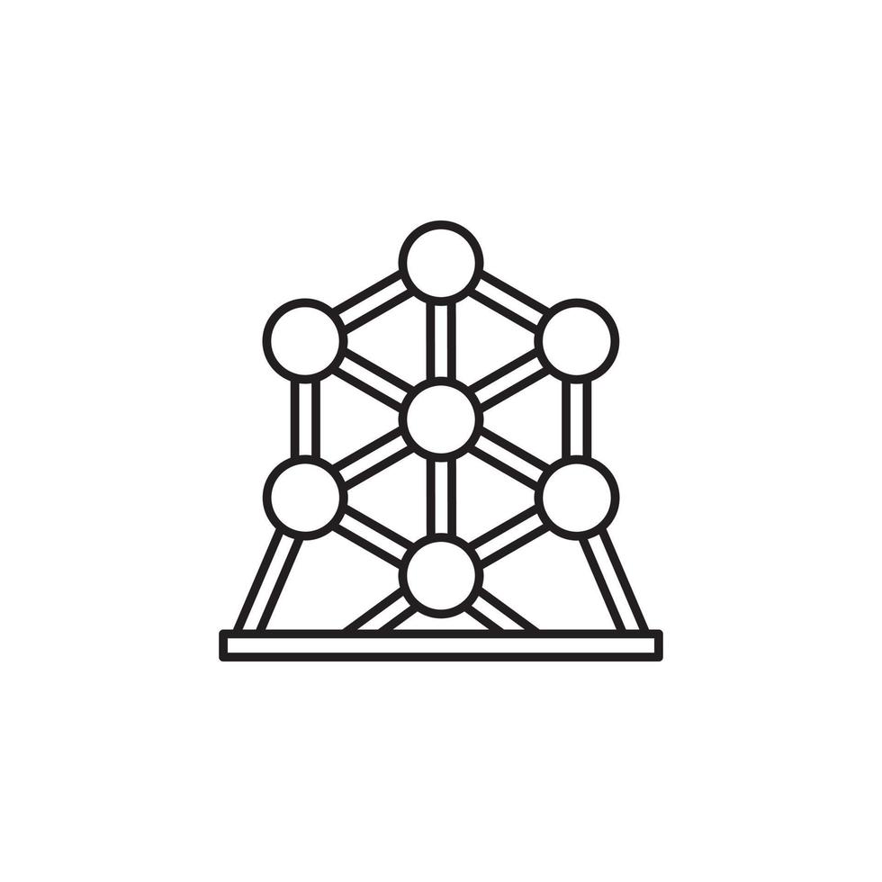 Belgique point de repère vecteur pour icône site Internet, ui essentiel, symbole, présentation