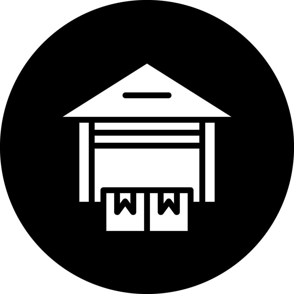 conception d'icône de vecteur d'entrepôt