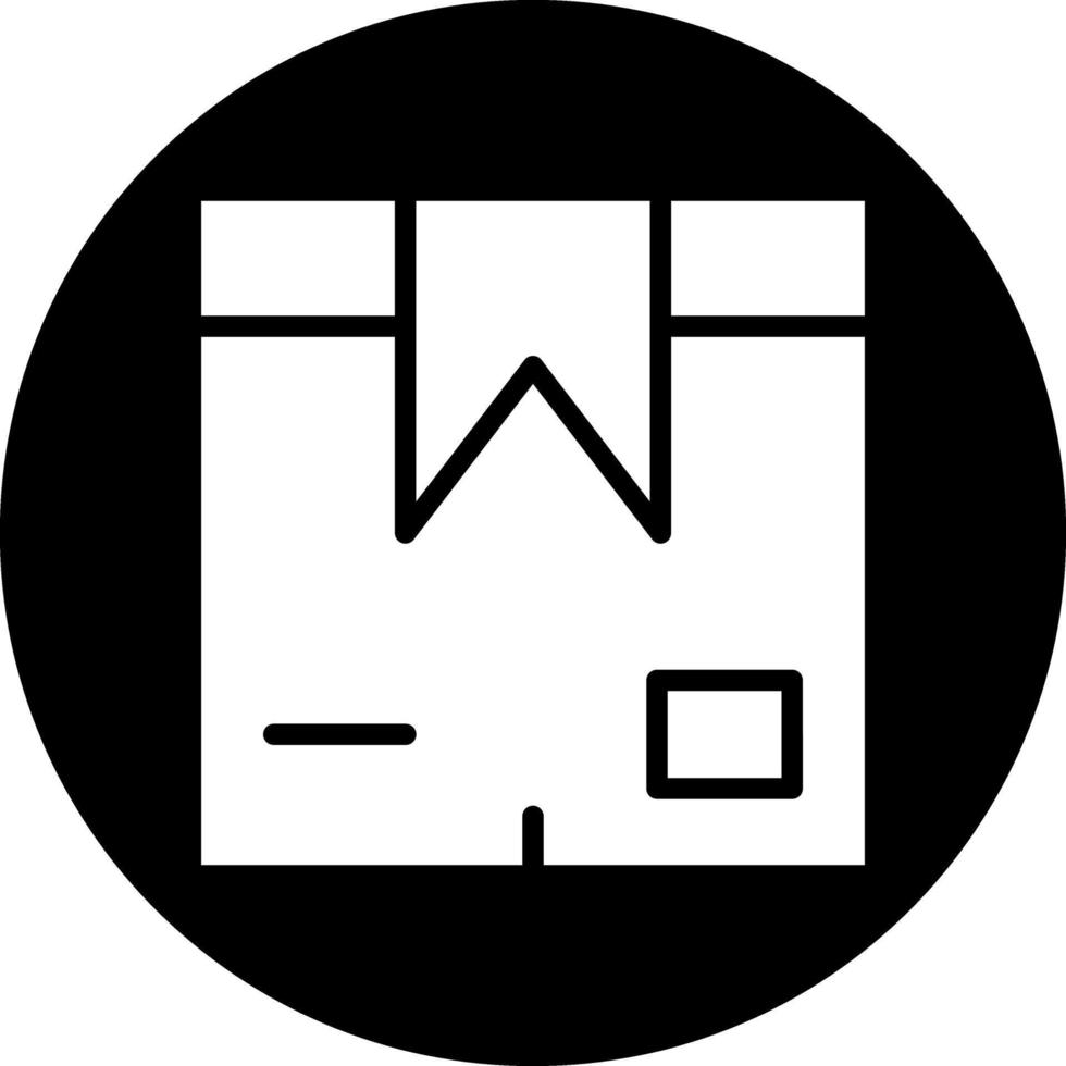 conception d'icône de vecteur de boîte de paquet