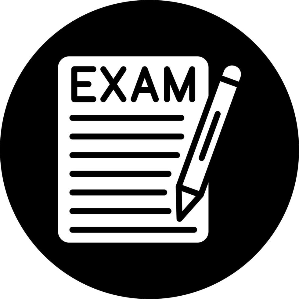 conception d'icône de vecteur d'examen