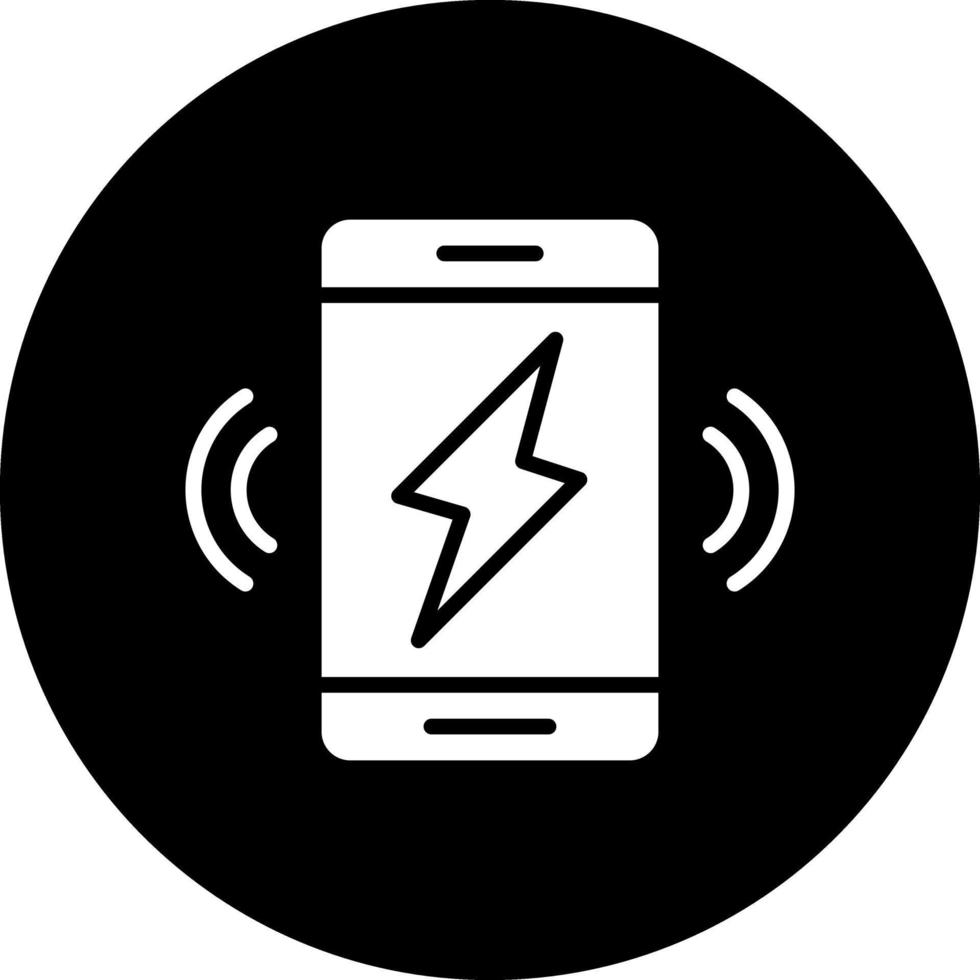 conception d'icône de vecteur de charge sans fil