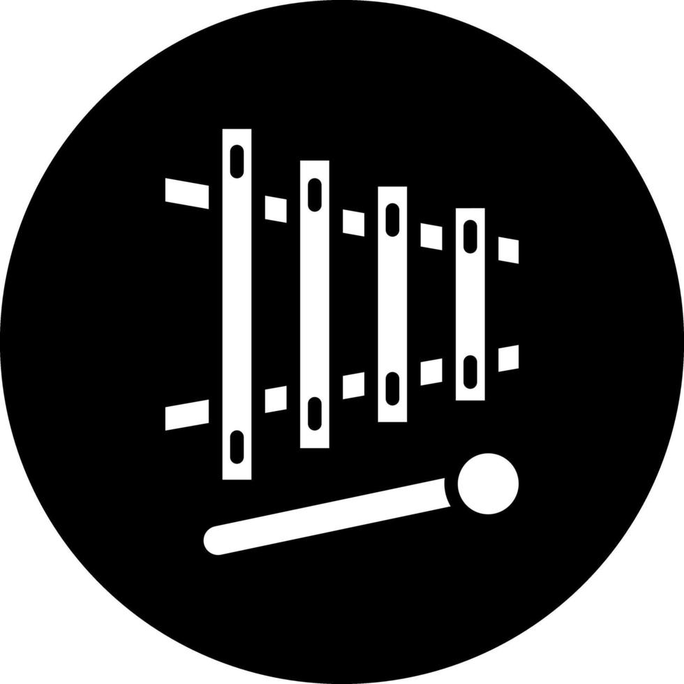 conception d'icône de vecteur de xylophone