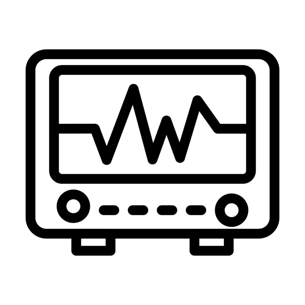 électrocardiogramme icône conception vecteur