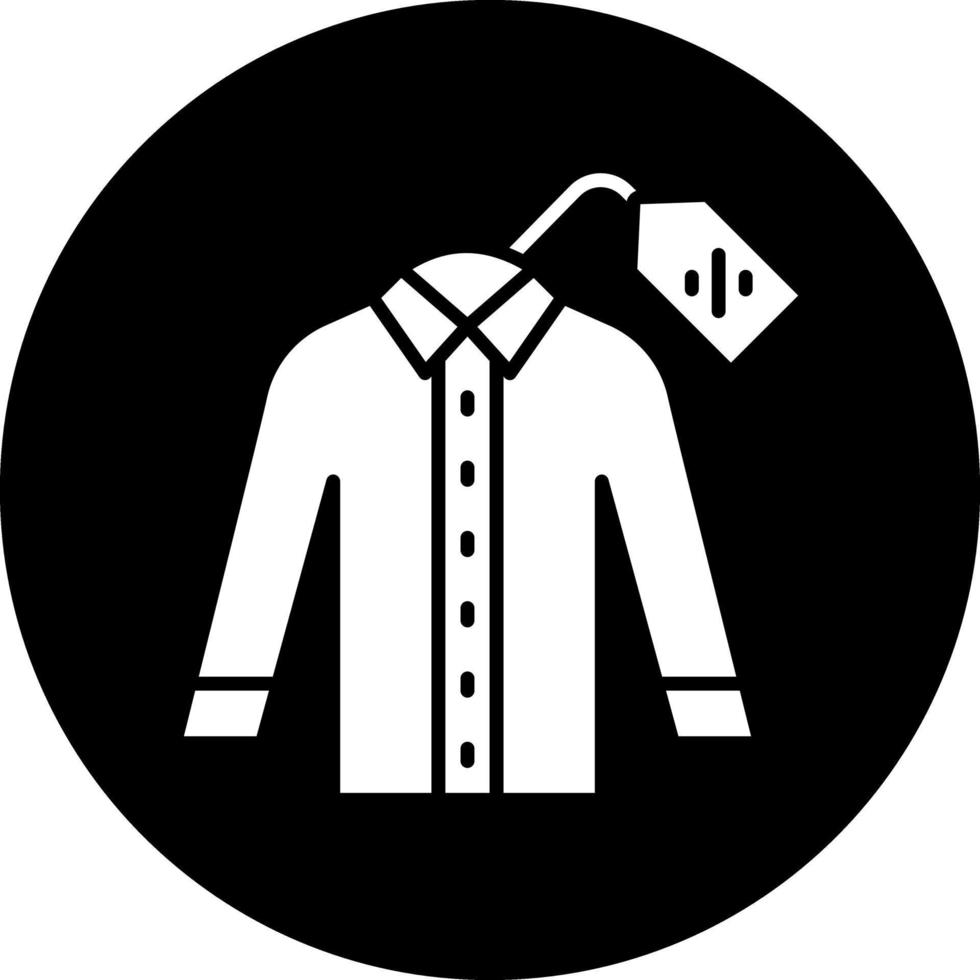 chemise vente vecteur icône conception