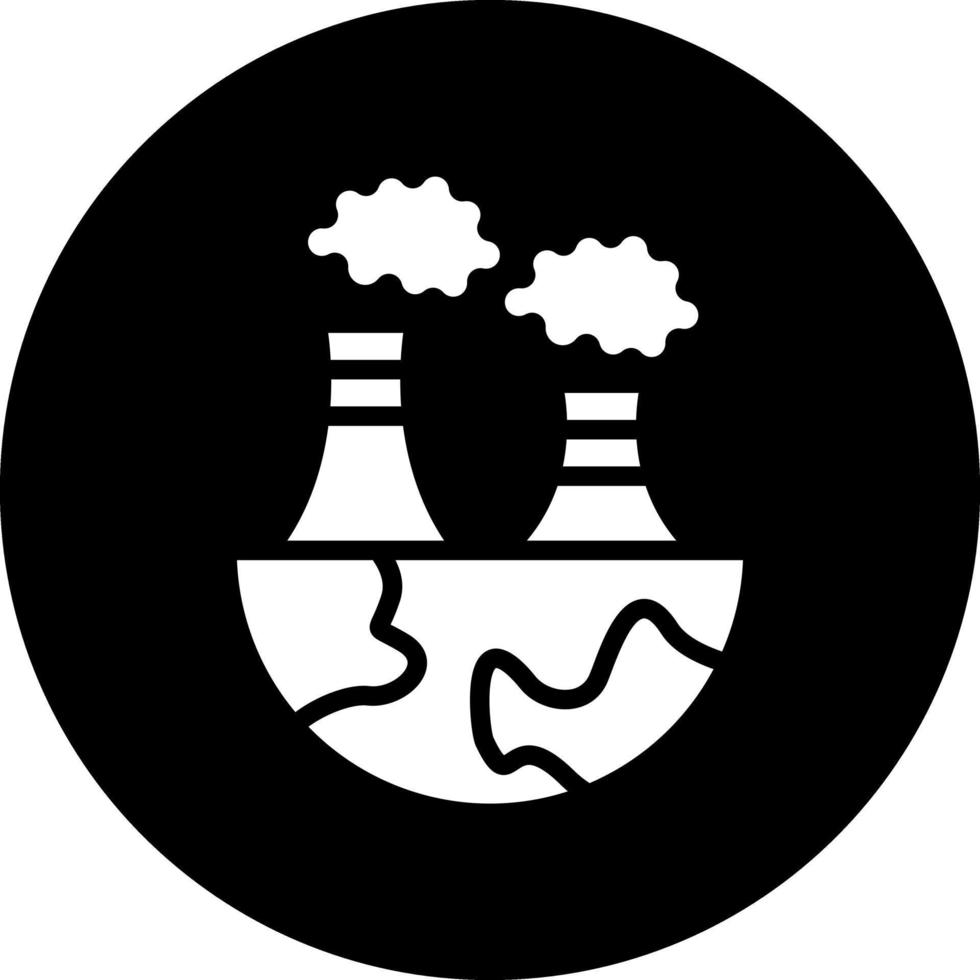 conception d'icône de vecteur de pollution de l'air