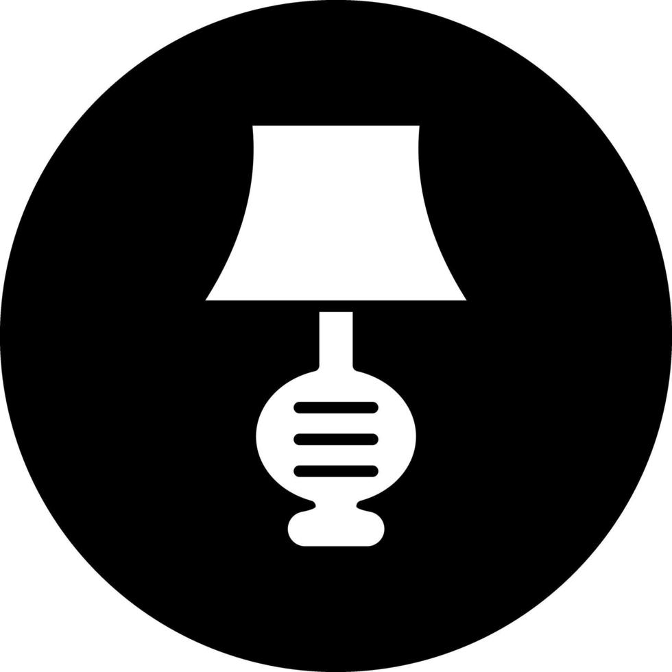 conception d'icône de vecteur de lampe