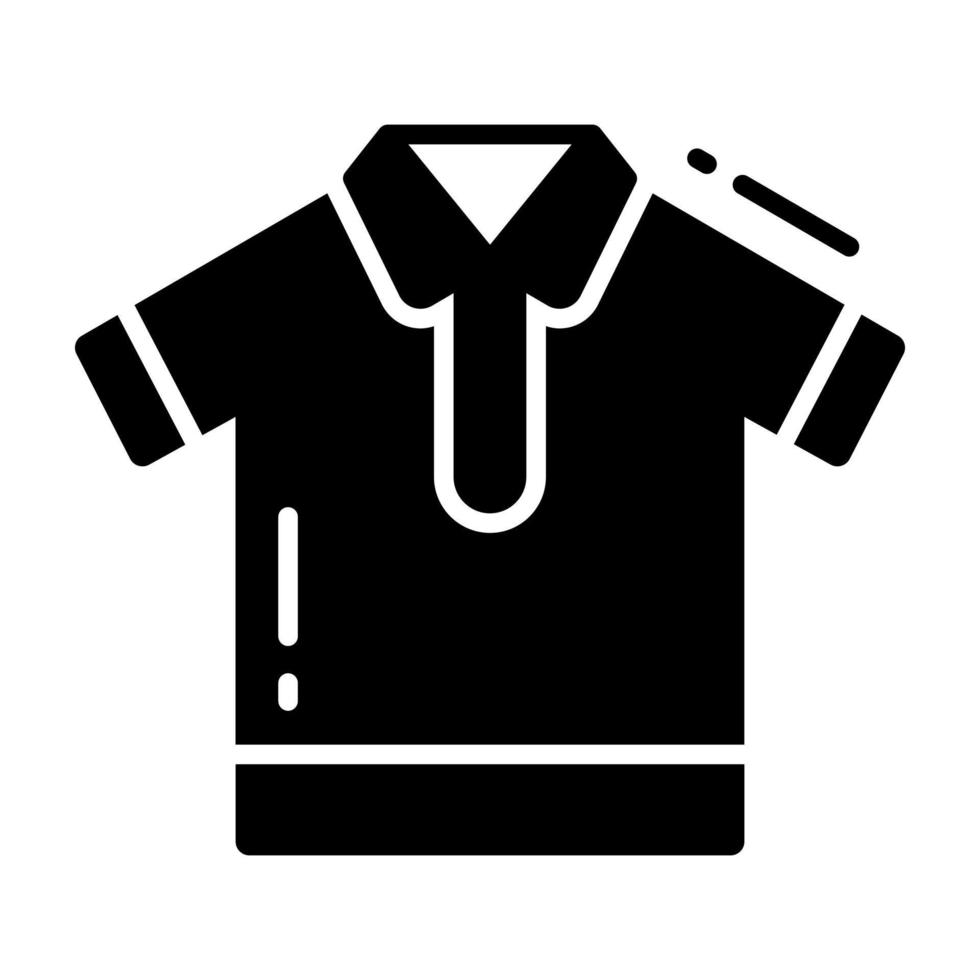 décontractée polo chemise conception, chemise avec court manches et collier vecteur