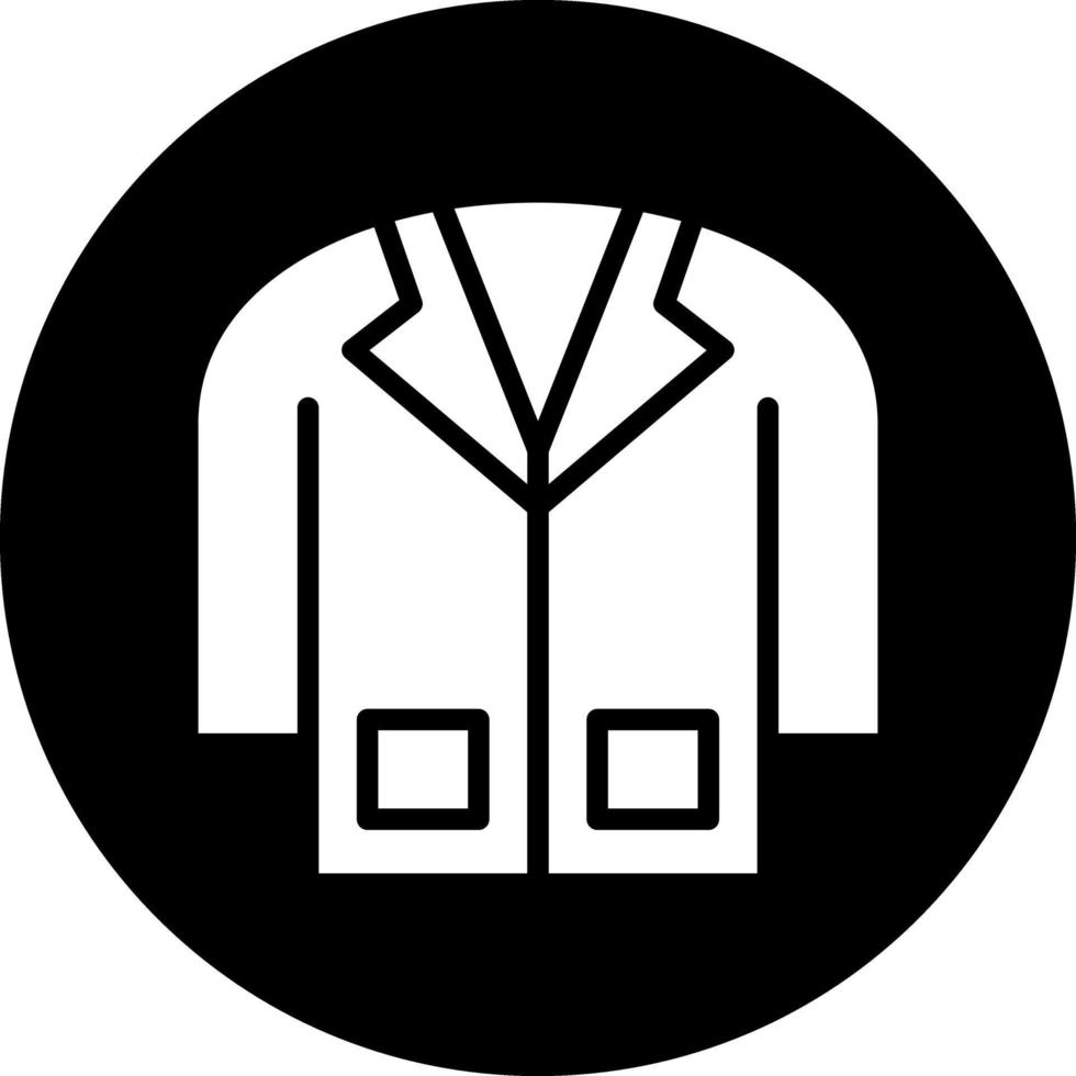 conception d'icône de vecteur de blouse de laboratoire