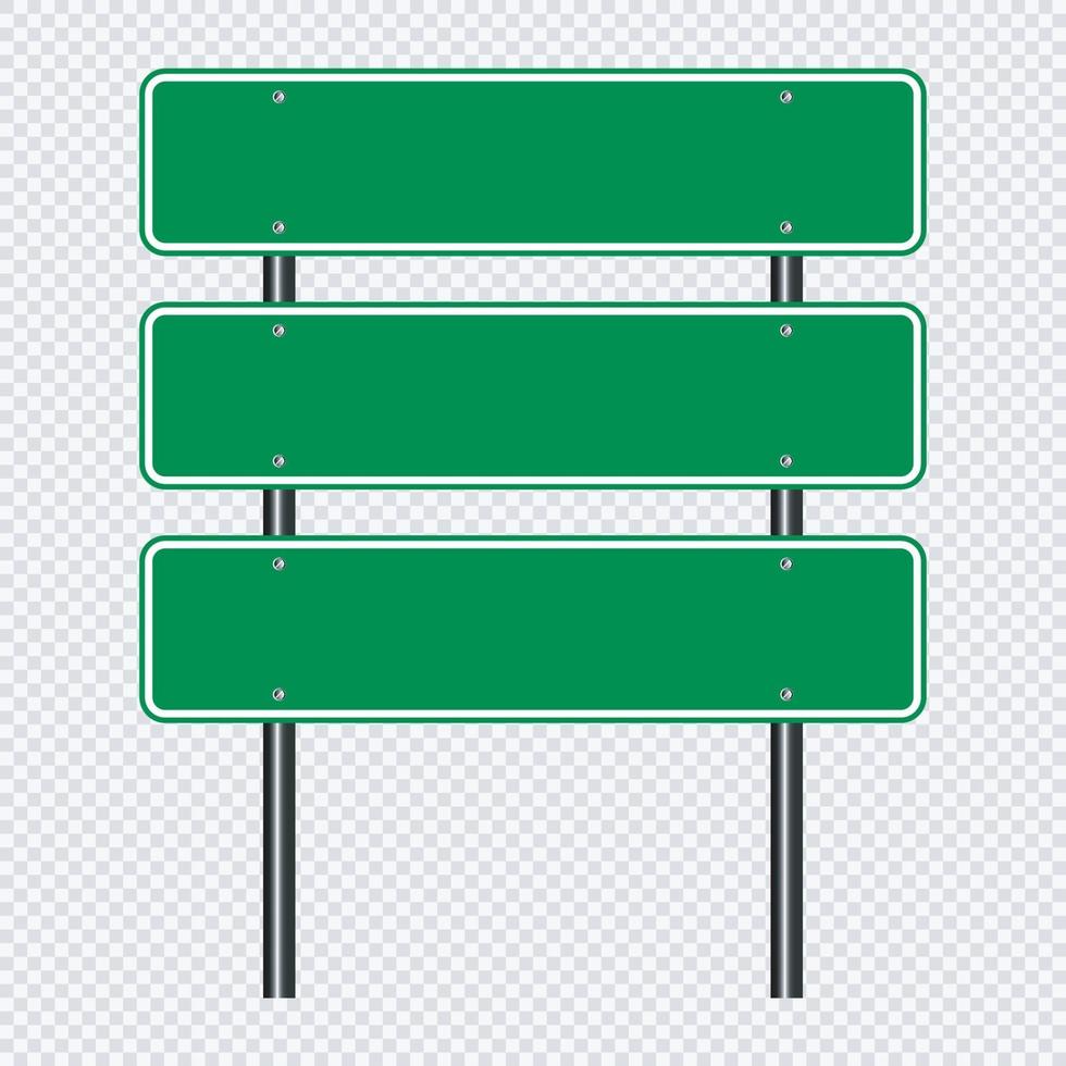 panneau de signalisation vert, panneaux de signalisation routière vecteur