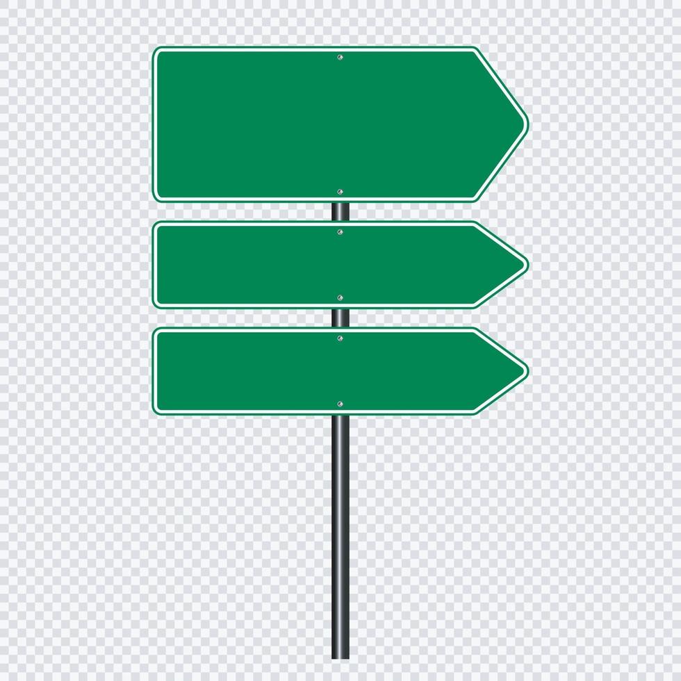 panneau de signalisation vert, panneaux de signalisation routière vecteur