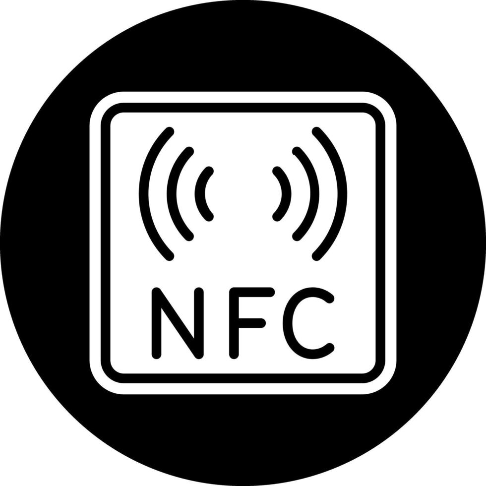 nfc vecteur icône conception