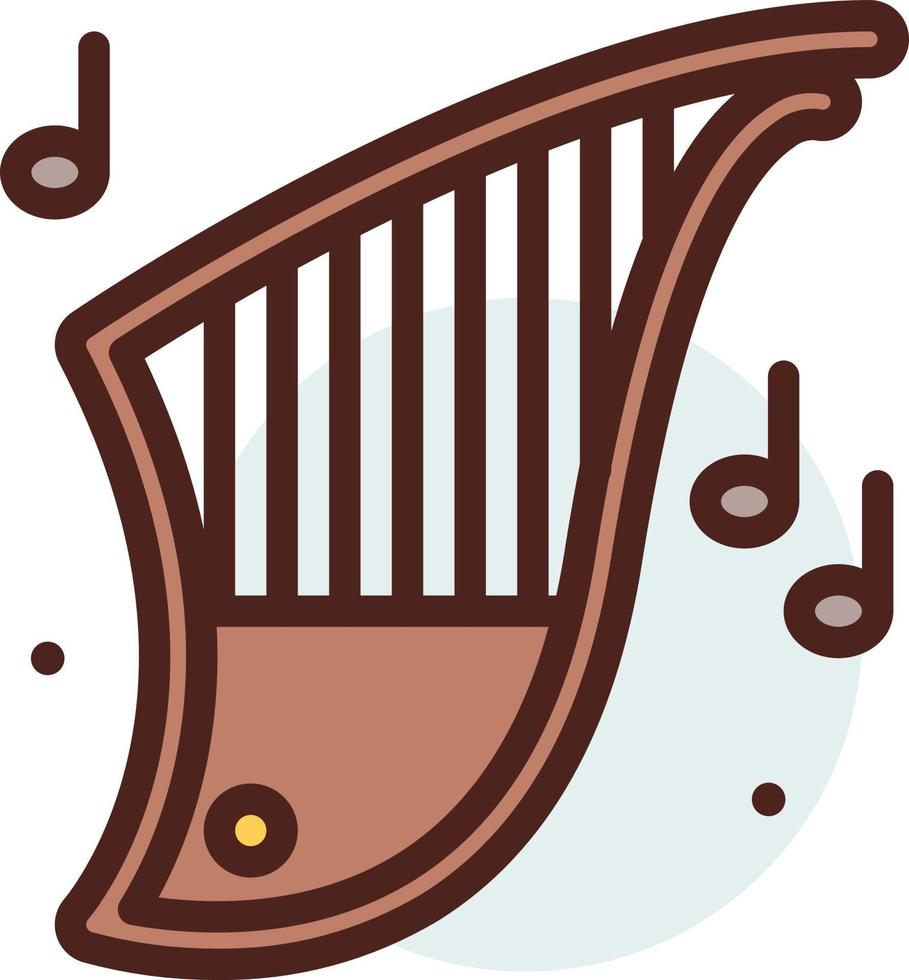 harpe illustration vecteur