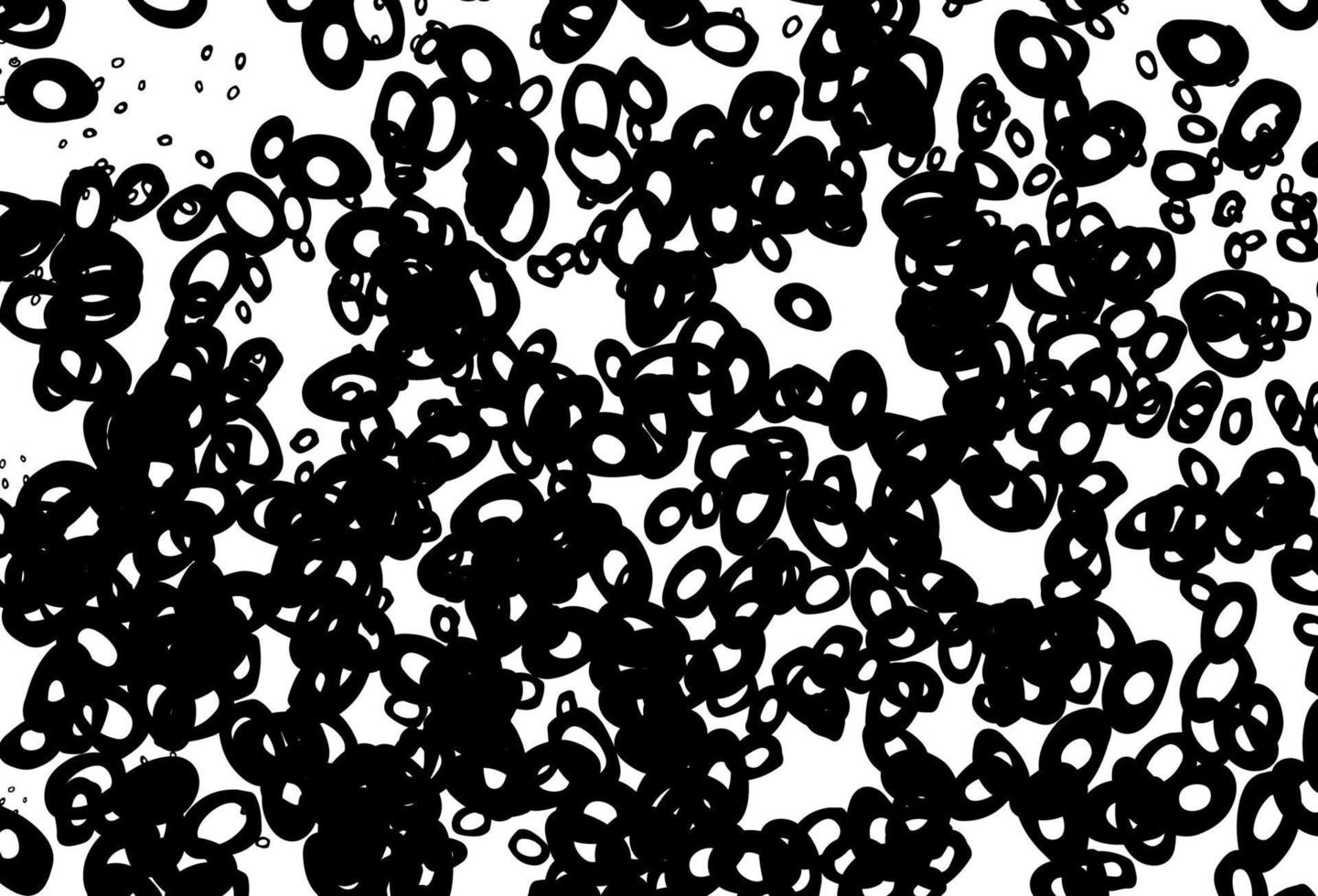 modèle vectoriel noir et blanc avec des sphères.