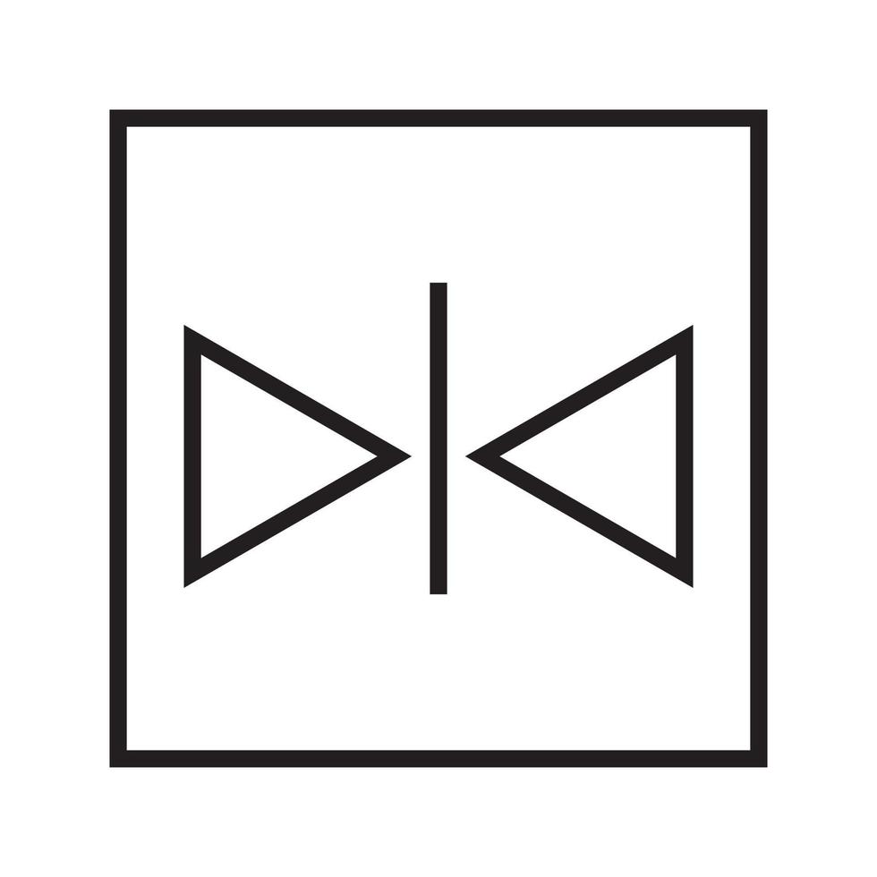marge centre icône vecteur pour site Internet, ui essentiel, symbole, présentation