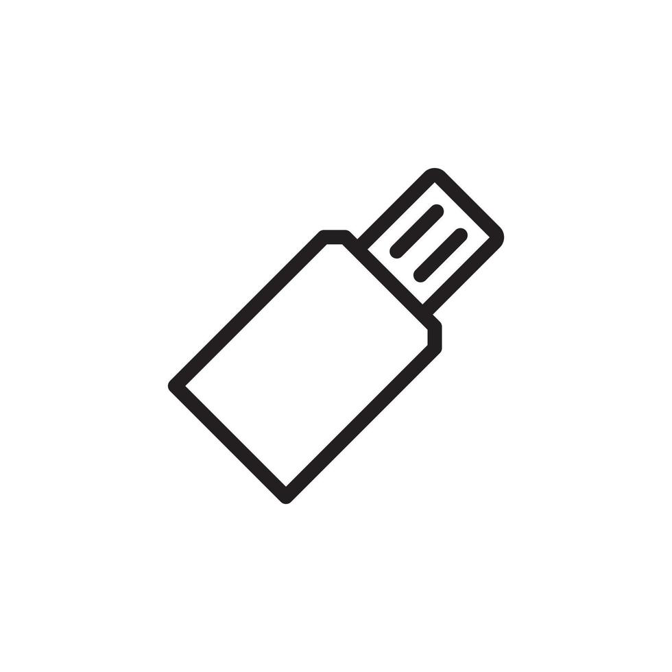 USB icône vecteur pour site Internet, ui essentiel, symbole, présentation