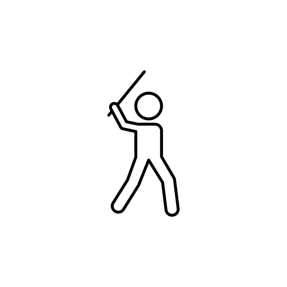 base-ball signe vecteur icône illustration