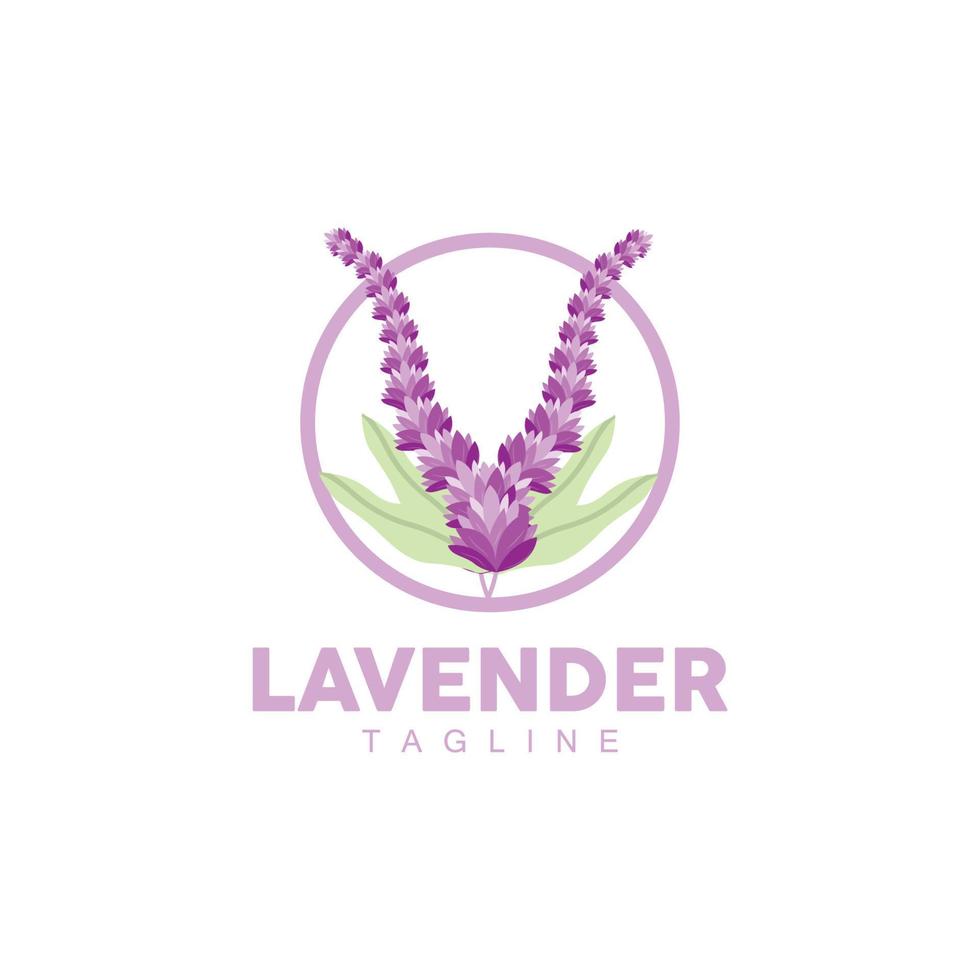 lavande logo, main tiré mariage plante conception, agriculture vecteur, symbole illustration modèle icône vecteur