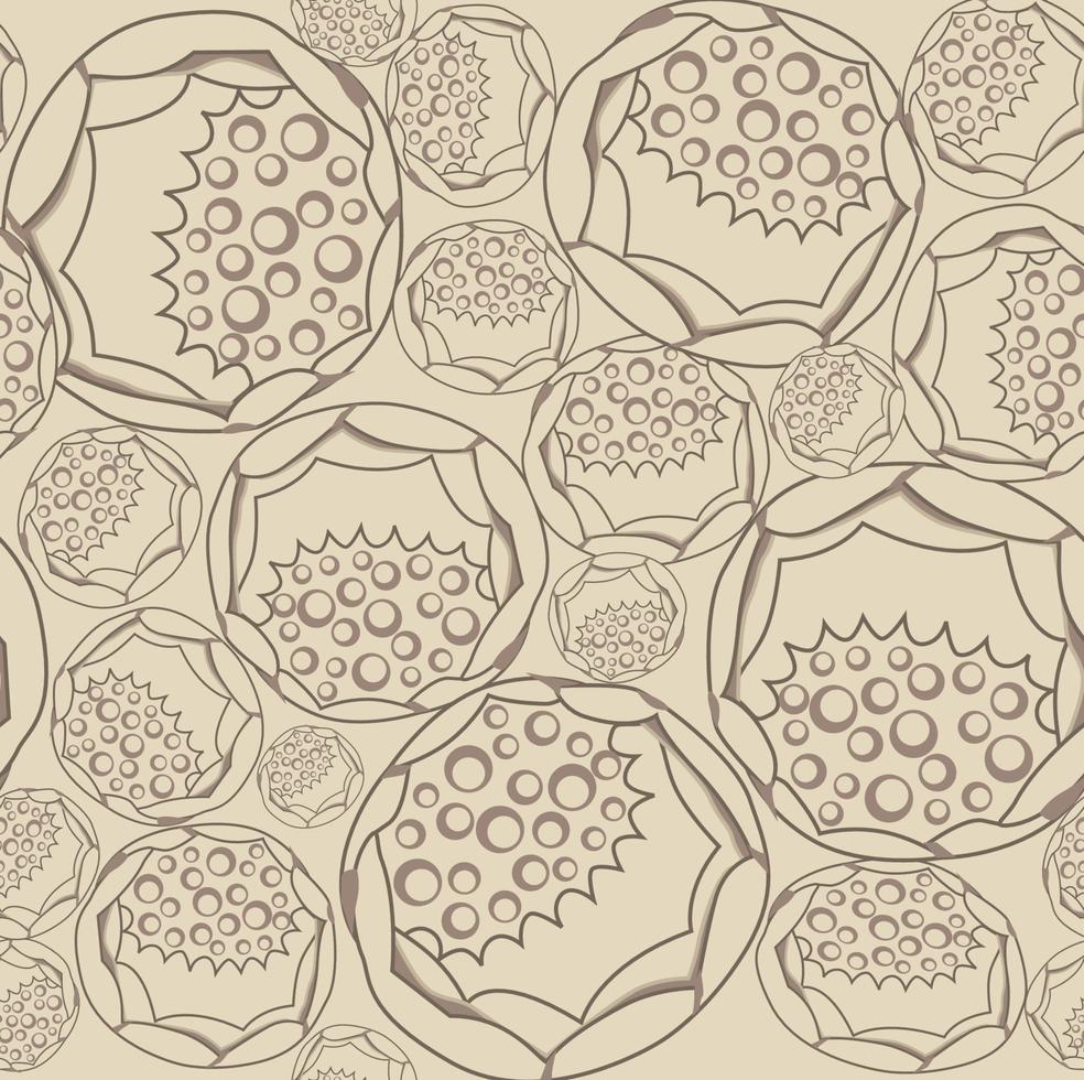 motif floral sans soudure. fond de fleur de fleur. ornement rétro texturé floral avec des fleurs. s'épanouir en mosaïque papier peint élégant ornemental vecteur