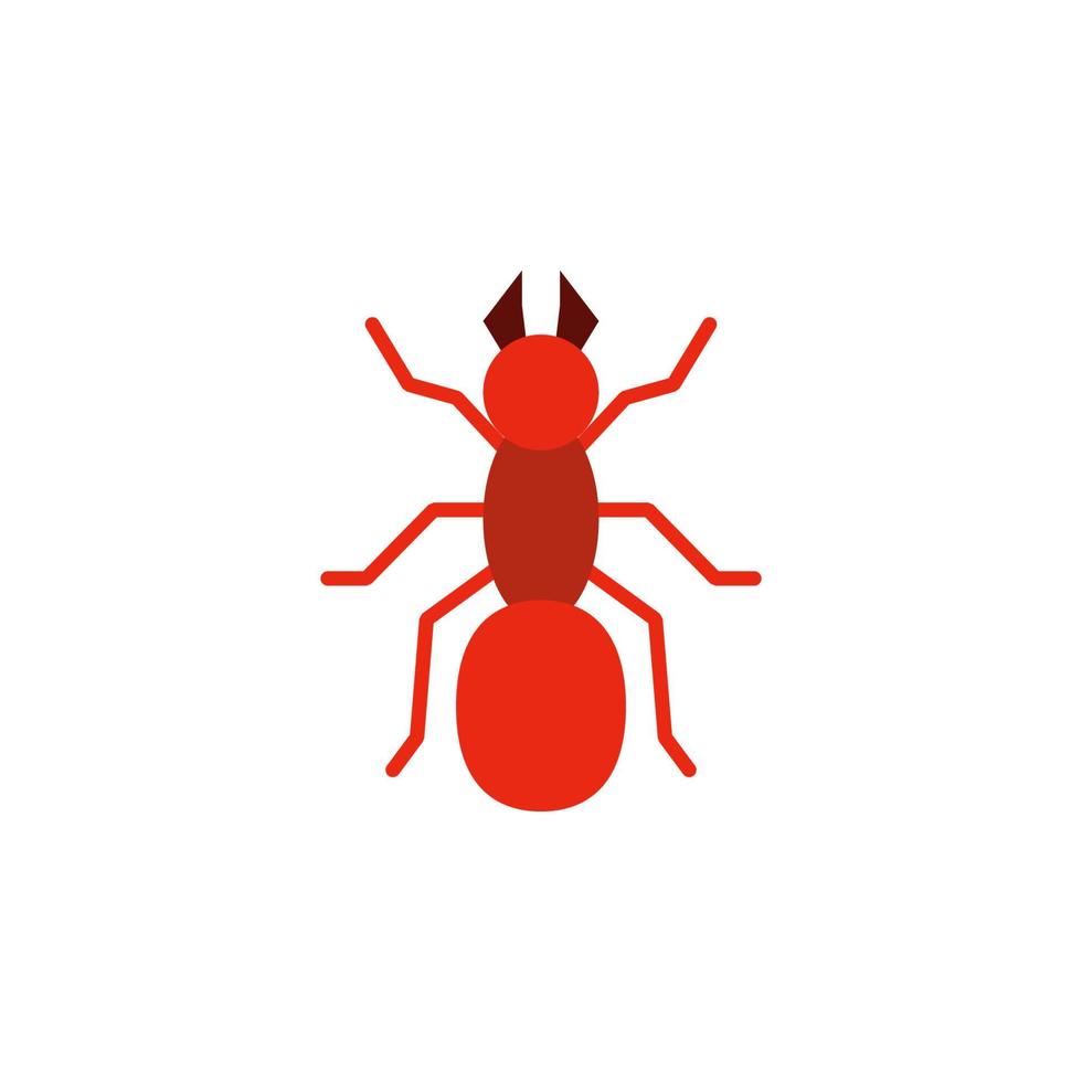 fourmi coloré vecteur icône illustration