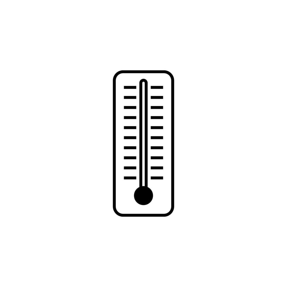 Mercure thermomètre vecteur icône illustration