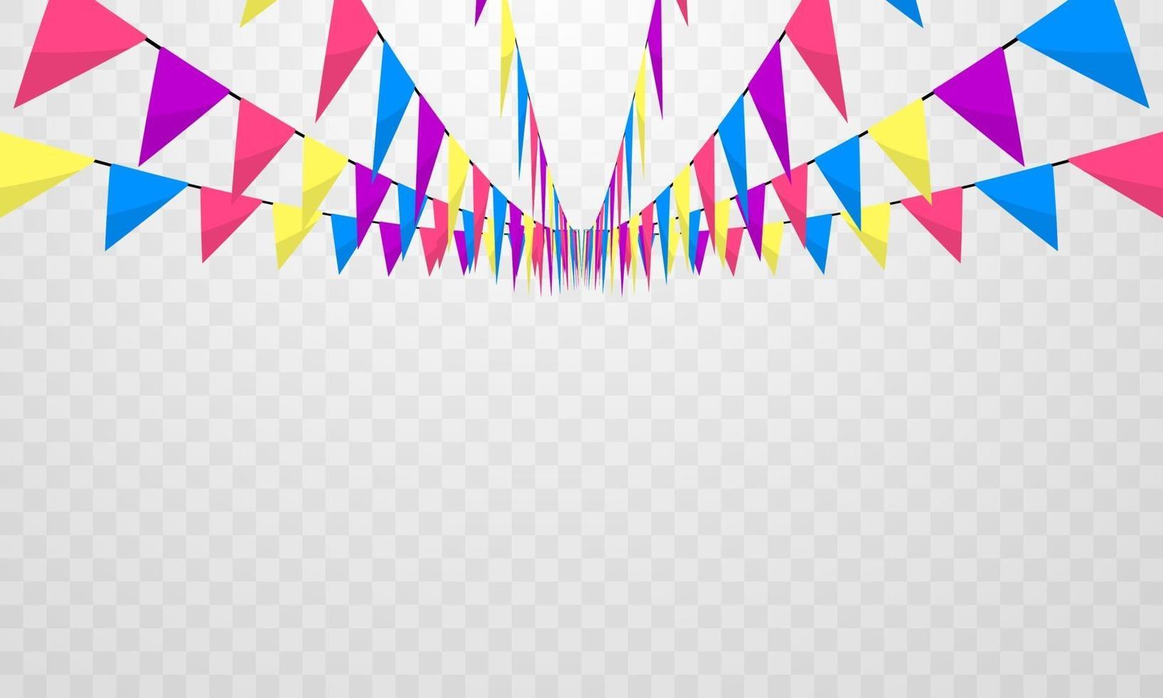 drapeau coloré concept design modèle jour férié heureux, illustration vectorielle de fond célébration. vecteur