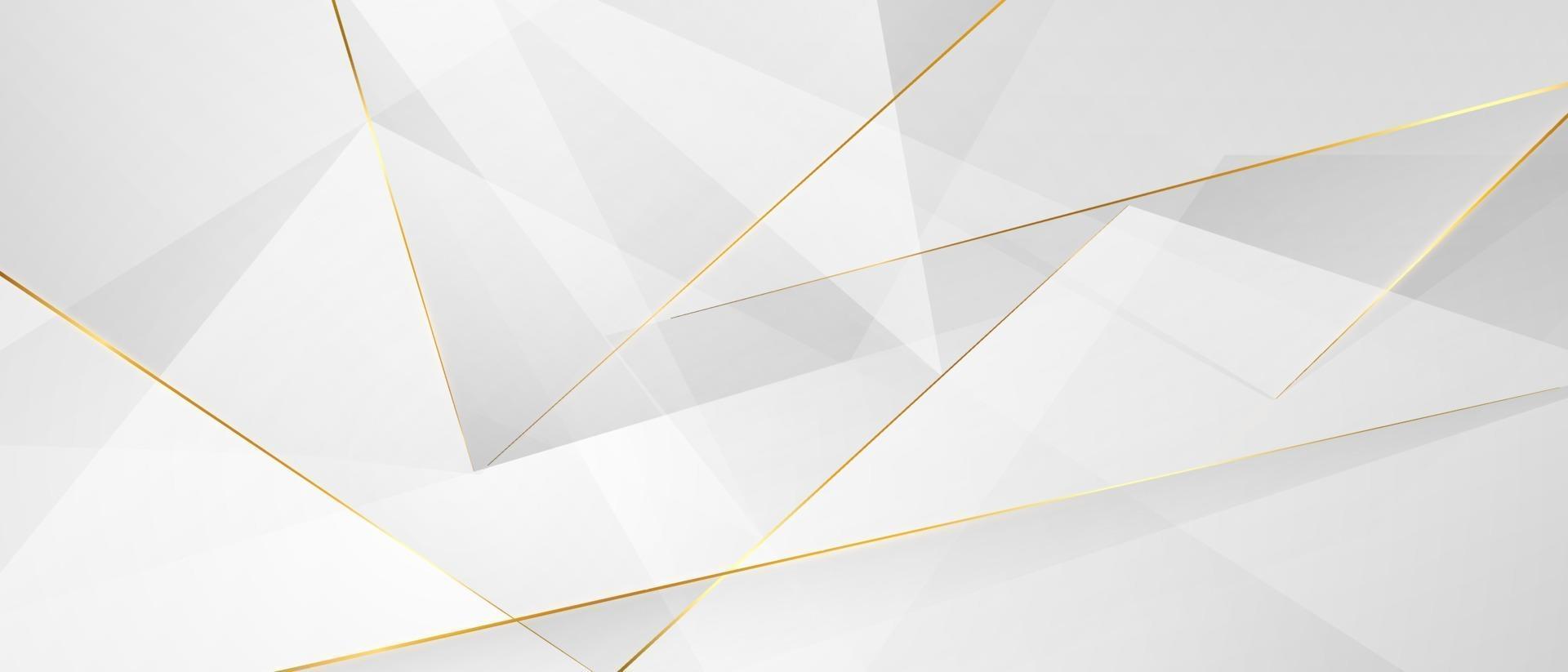 affiche de fond abstrait or blanc avec dynamique. illustration vectorielle de technologie réseau. vecteur