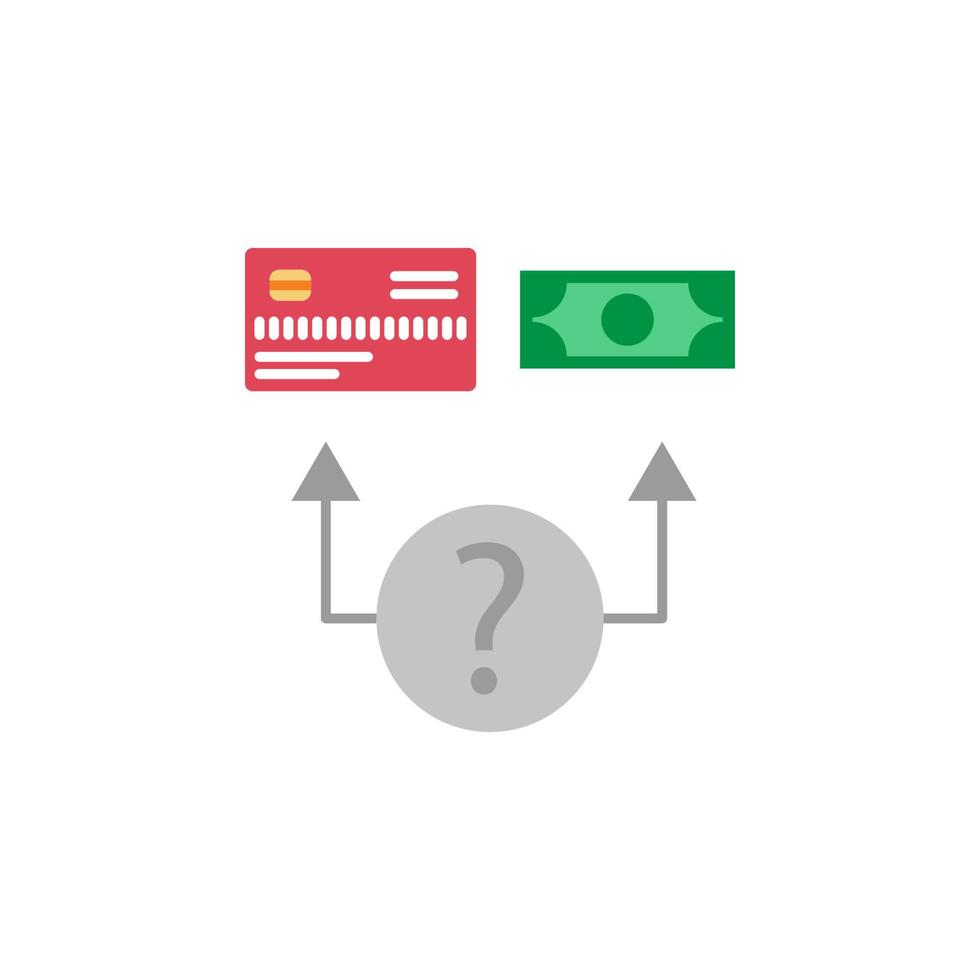 nourriture, argent, paiement, restaurant Couleur vecteur icône illustration