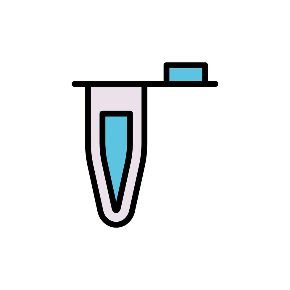 Fiole, chimie vecteur icône illustration