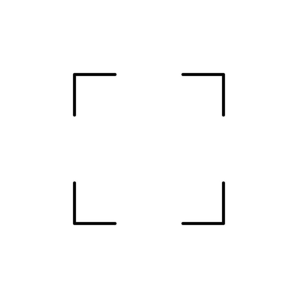 concentrer signe vecteur icône illustration