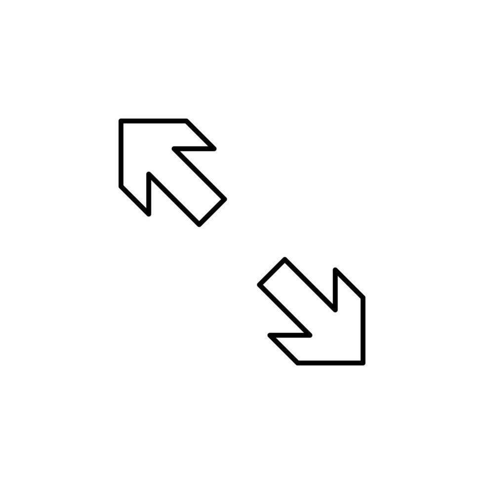 développer signe vecteur icône illustration