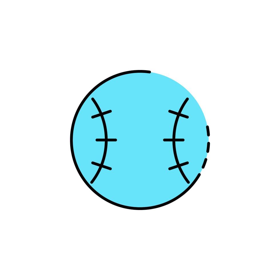 base-ball, sport vecteur icône illustration