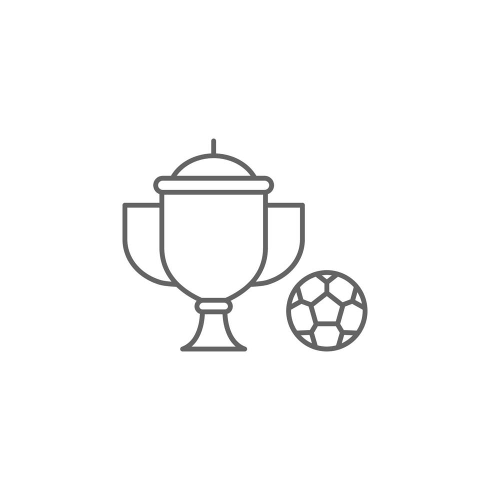 tasse, football, Hollande vecteur icône illustration