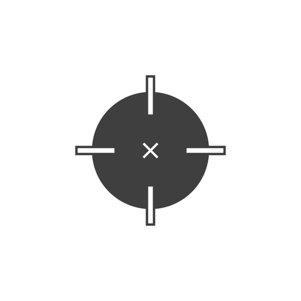 illustration de l'icône vecteur cible