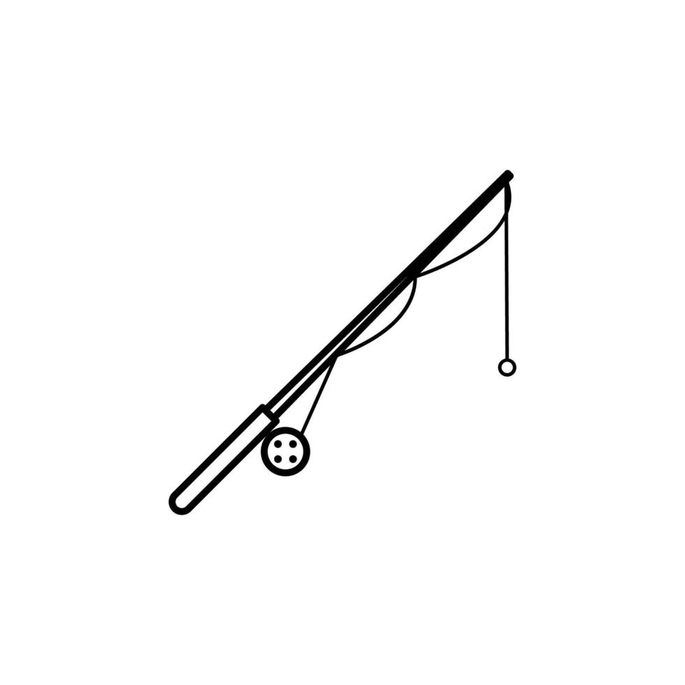 pêche barre vecteur icône illustration