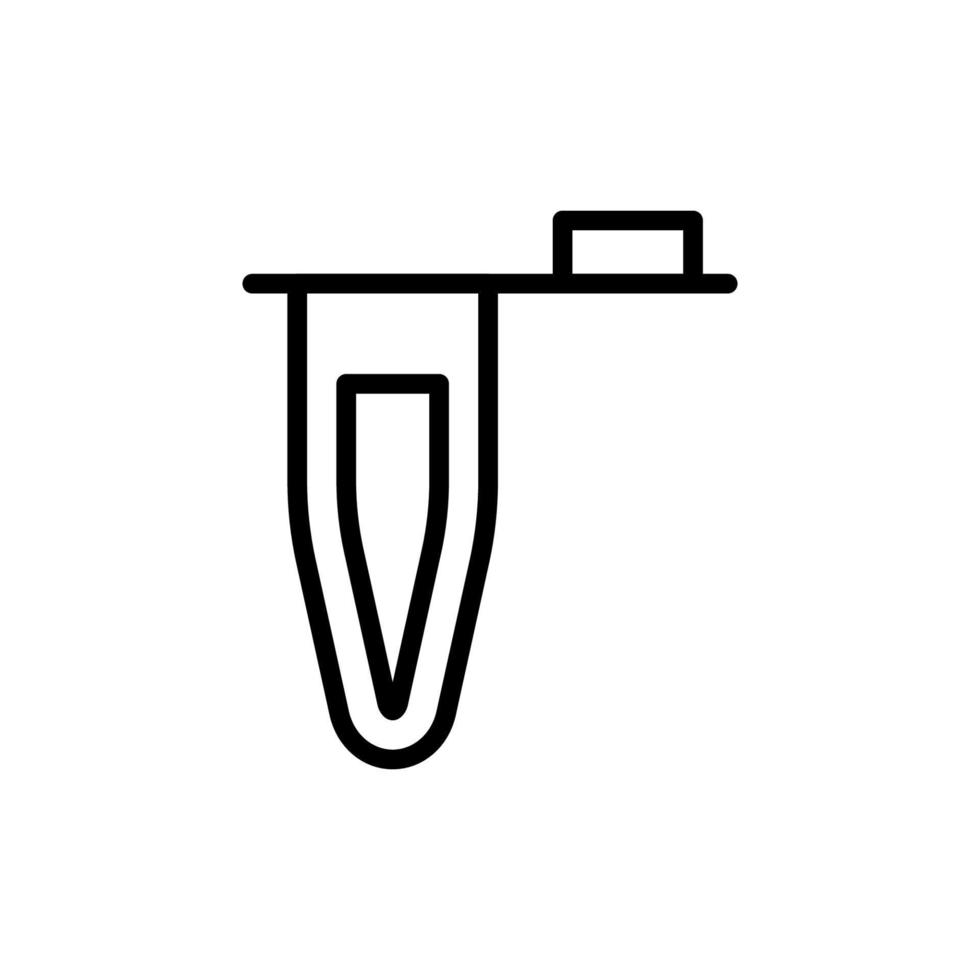 Fiole, chimie vecteur icône illustration