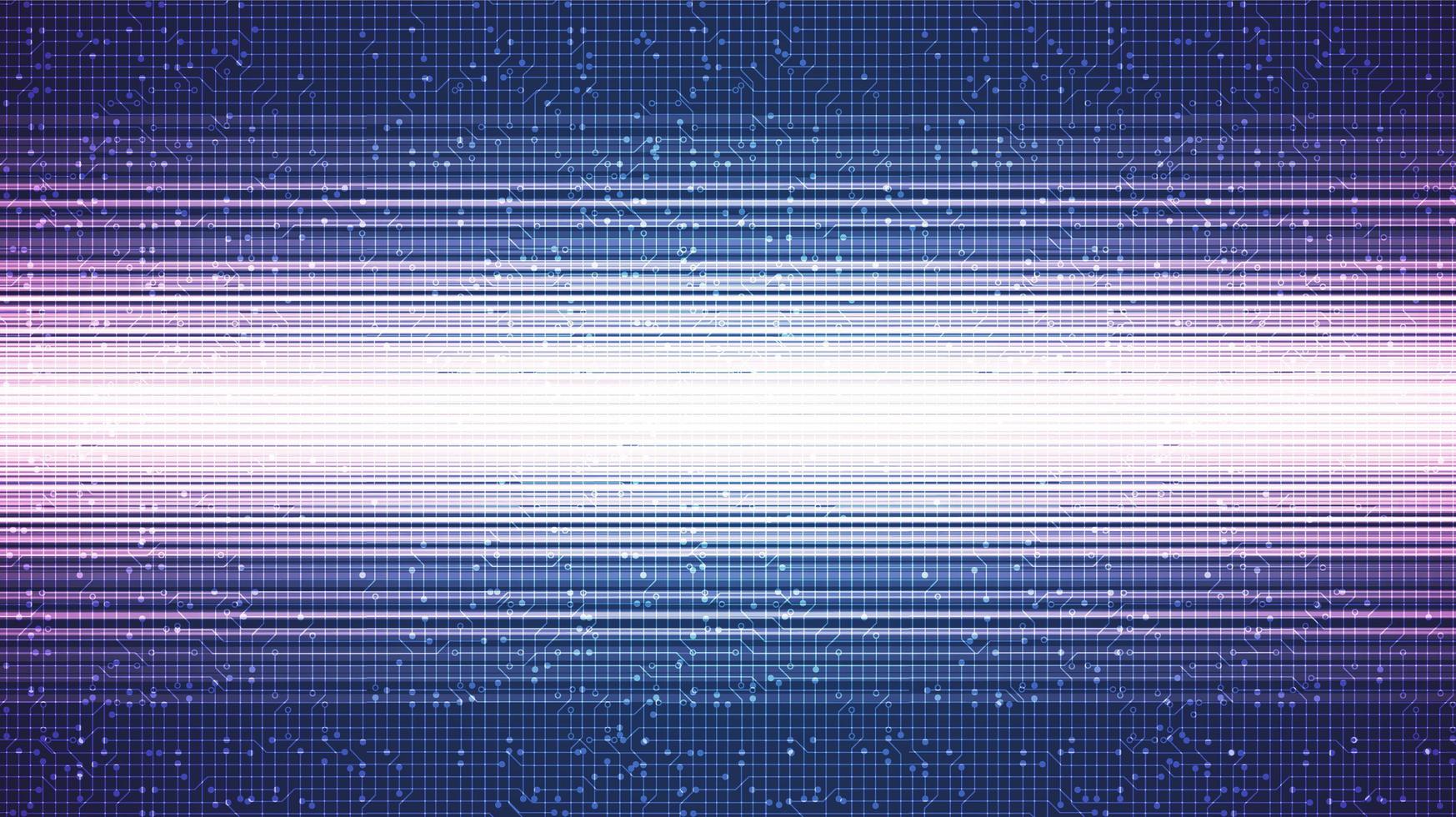 Circuit électronique de vitesse avec technologie de réseau sur fond futur, conception de concept numérique et de connexion, illustration vectorielle. vecteur